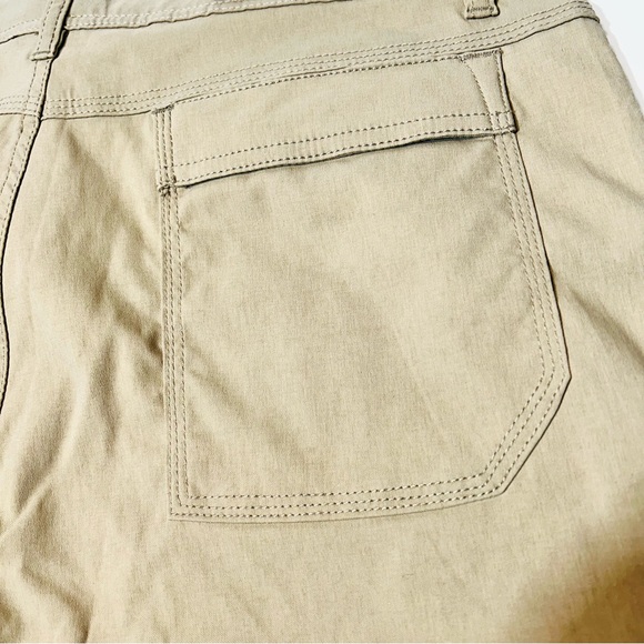 Prana shorts Zion Stretch cargo shorts hiking shorts khaki new men Size M medium - Picture 12 of 14